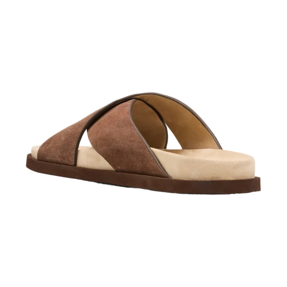 Brunello Cucinelli Crossover Sandal 'Brown Suede' (Men)