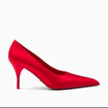 Prada Pointed-Toe 85 Satin Pump (Women)