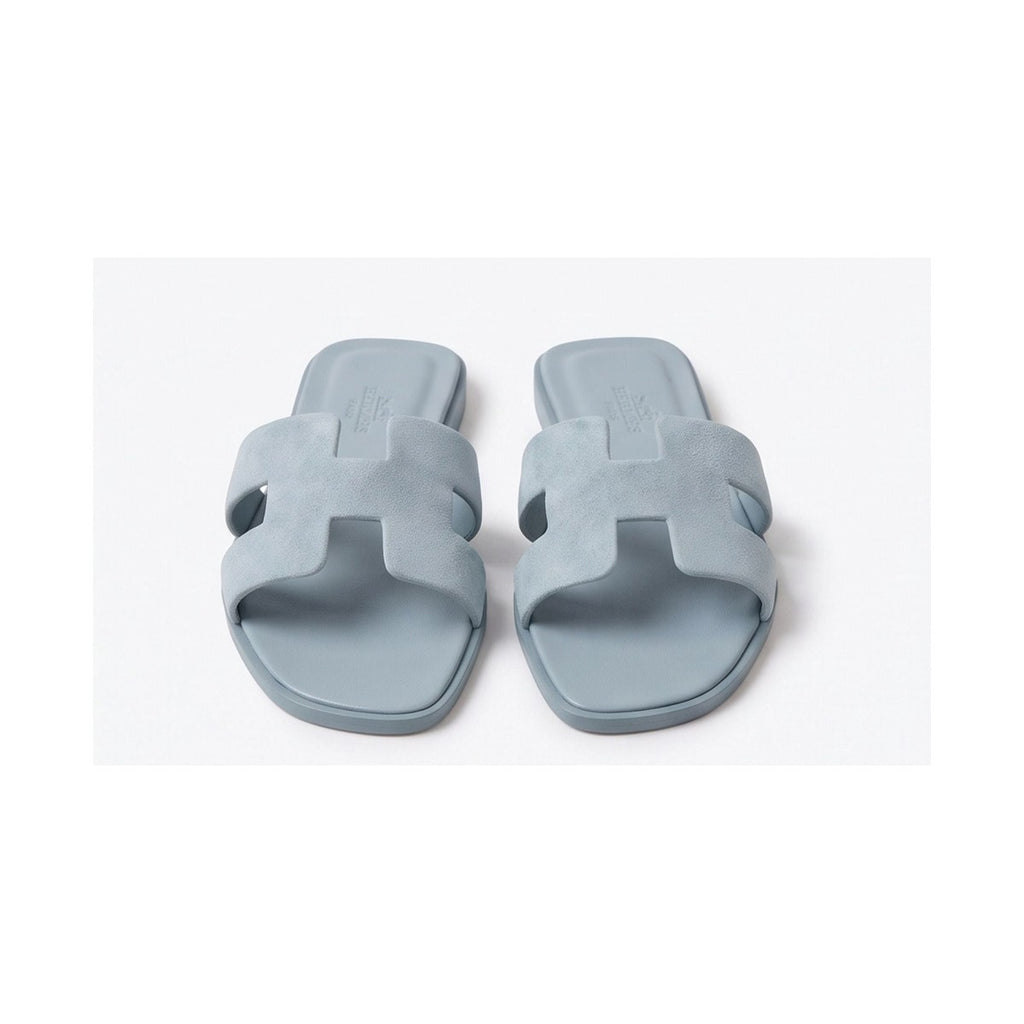 Hermès Oran Sandal 'Baby Blue Suede' (Women)