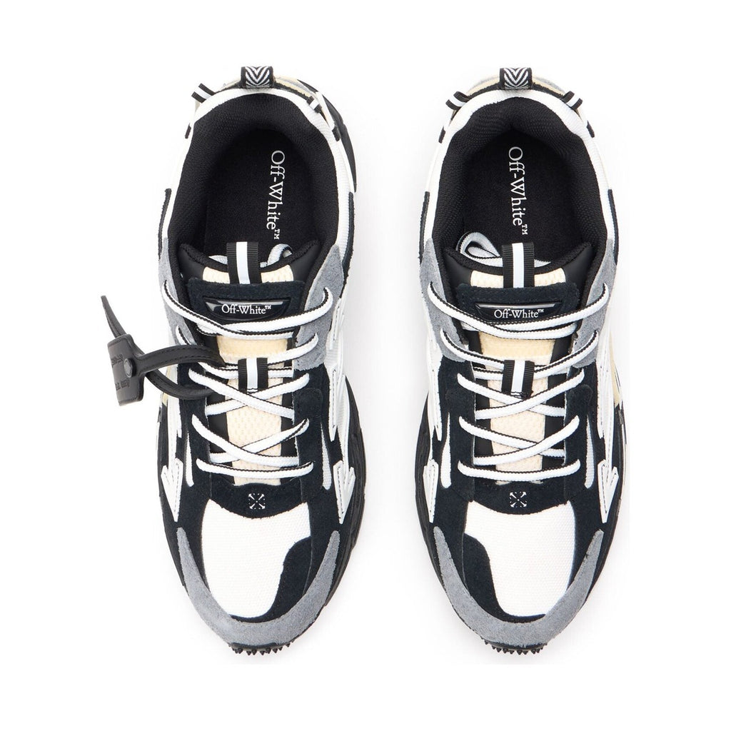 Off-White Be Right Back Suede Sneaker 'White Black' (Men)
