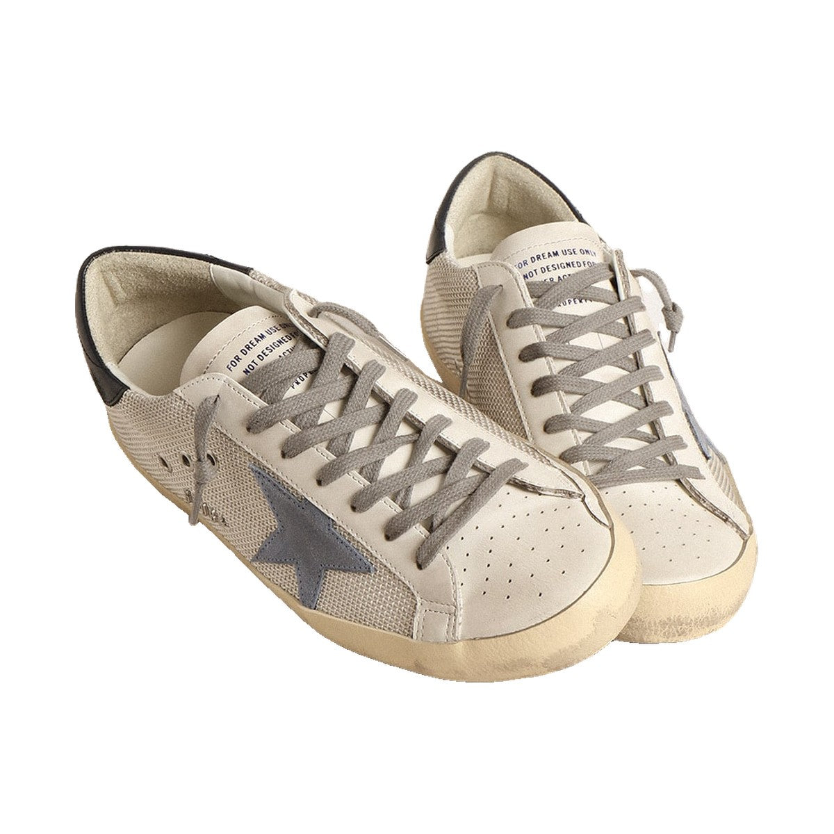 Golden Goose Super-Star 'Pale Silver Mesh Light Blue Star' (Men)