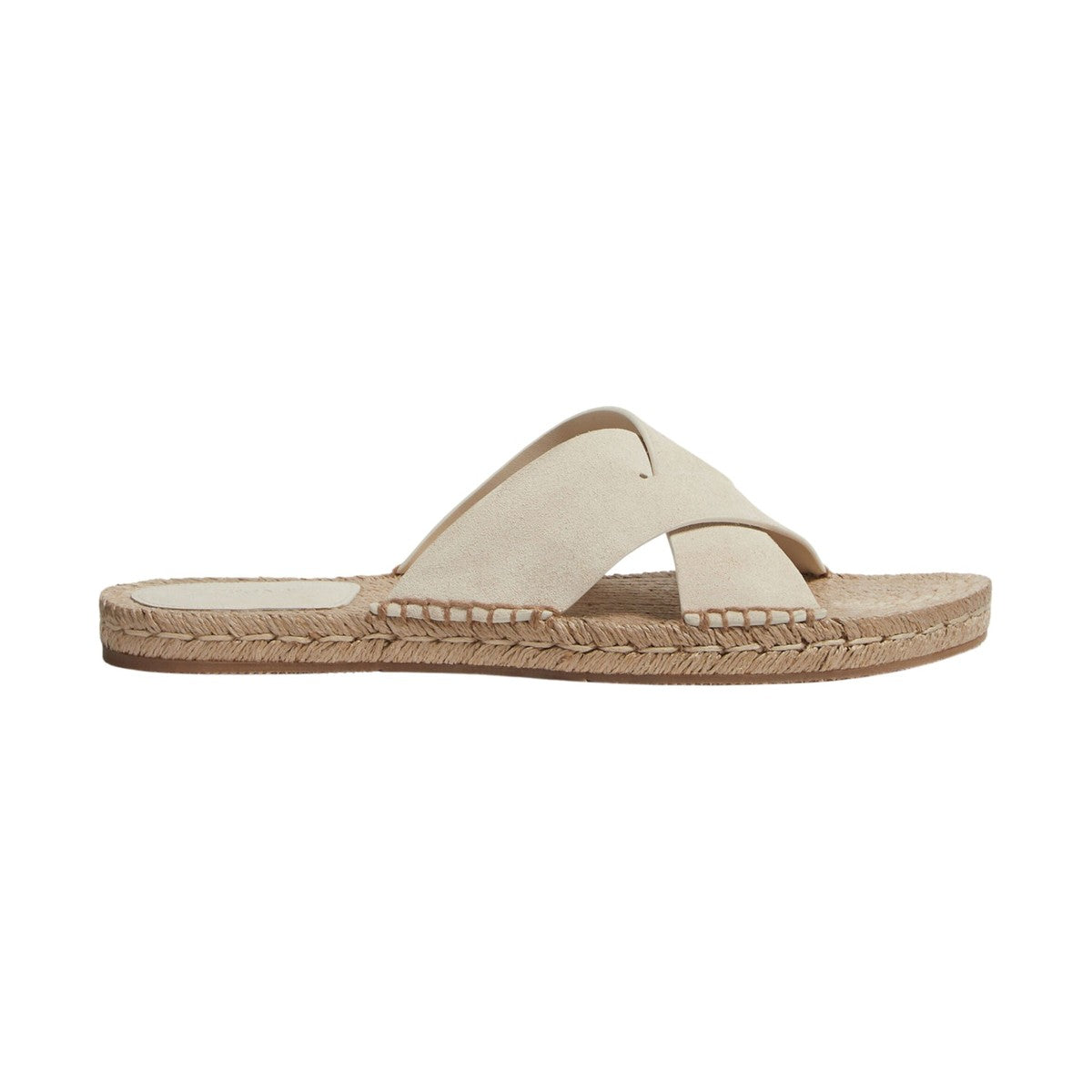 Zegna Triple Stitch™ Espadrille Sandal 'Off White Suede' (Men)