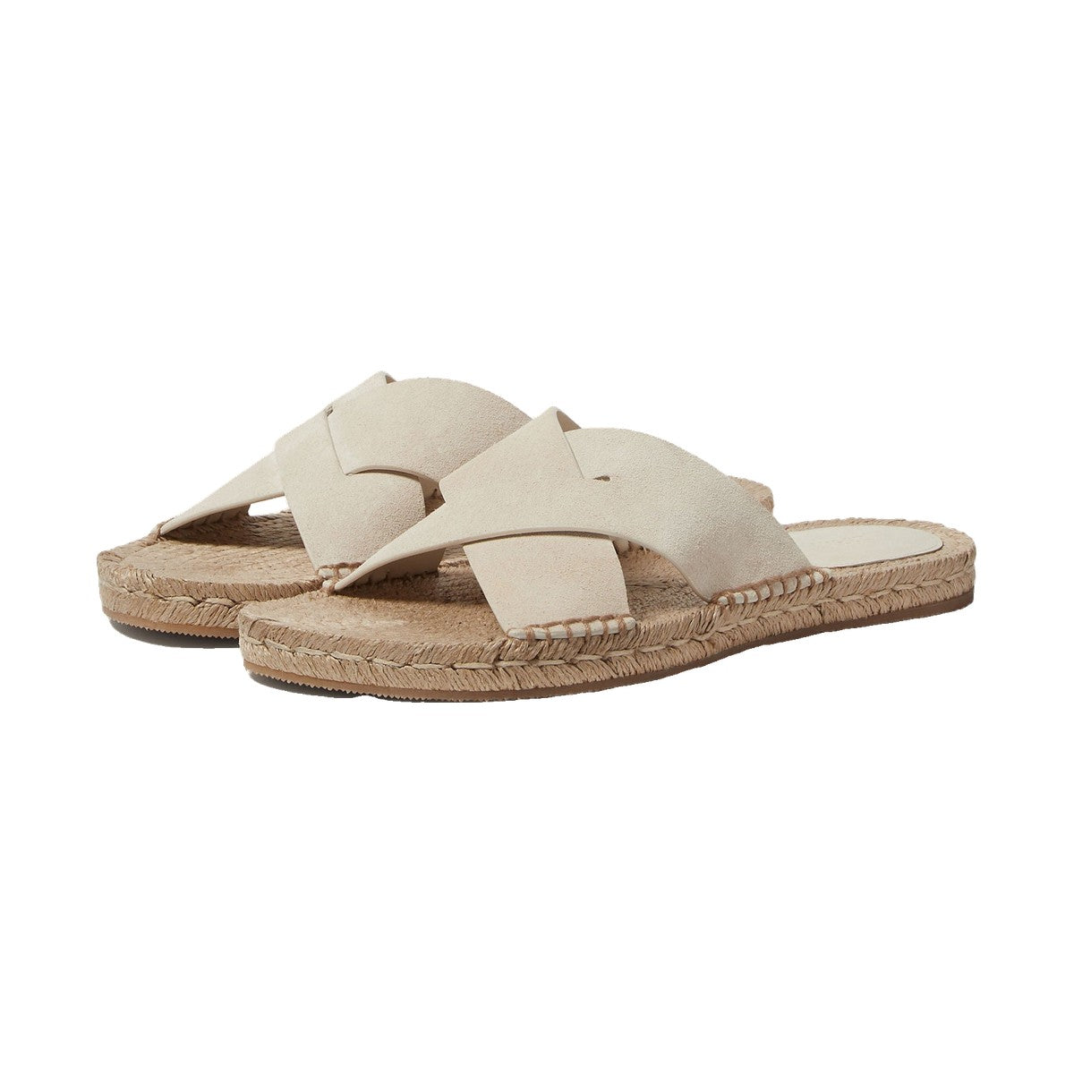 Zegna Triple Stitch™ Espadrille Sandal 'Off White Suede' (Men)