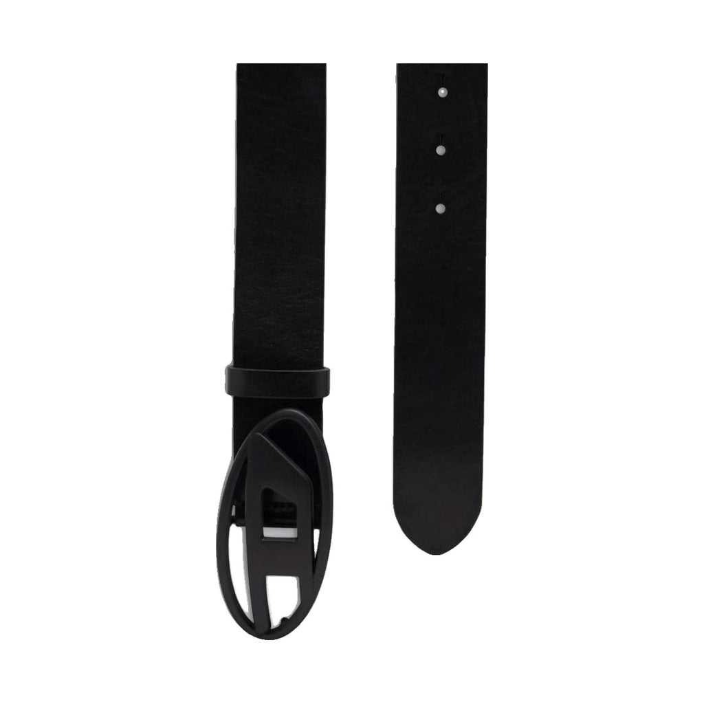 Diesel Leather Belt 'Full Black' (Unisex)