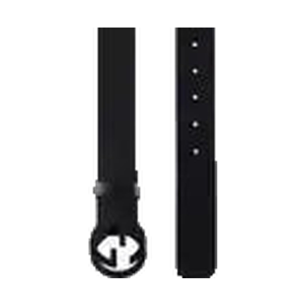 Gucci GG Leather Belt 'Black' (Unisex)