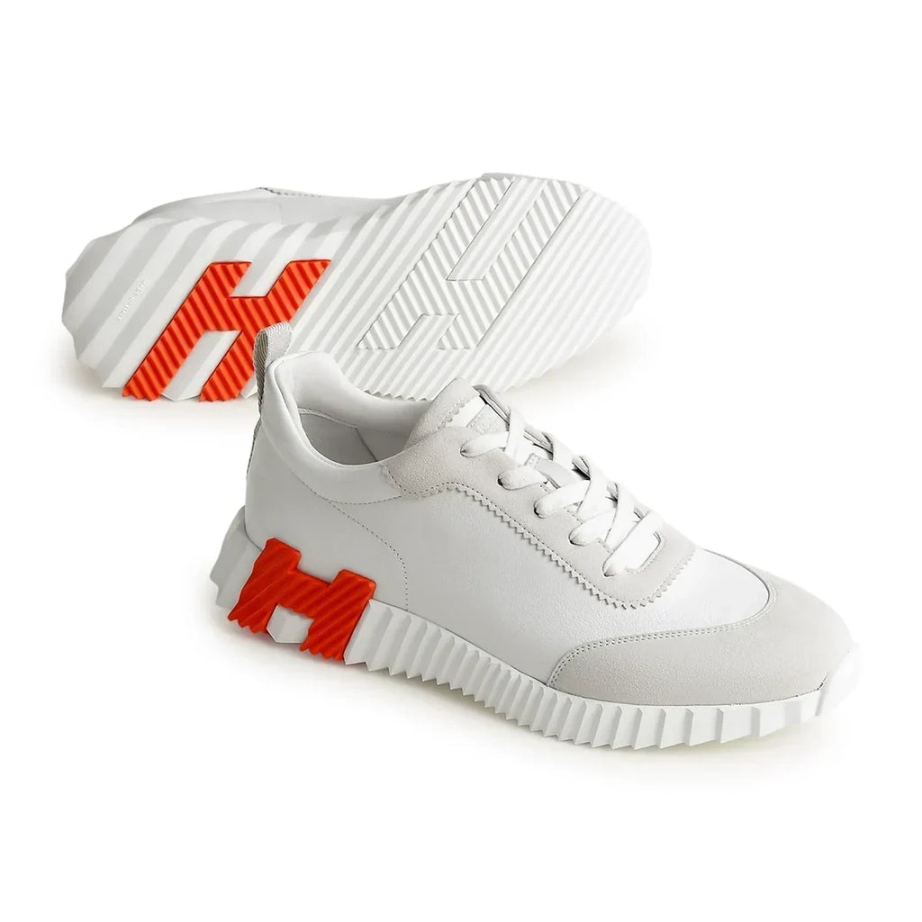 Hermès Bouncing Sneaker 'White Orange' (Unisex)