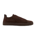 Zegna Triple Stitch™ Espadrille 'Dark Brown Suede' (Men)