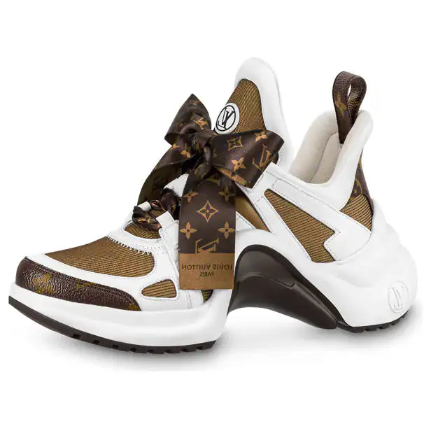 Louis Vuitton Archlight 1.0 Sneaker 'White Brown Ribbon' (Women)