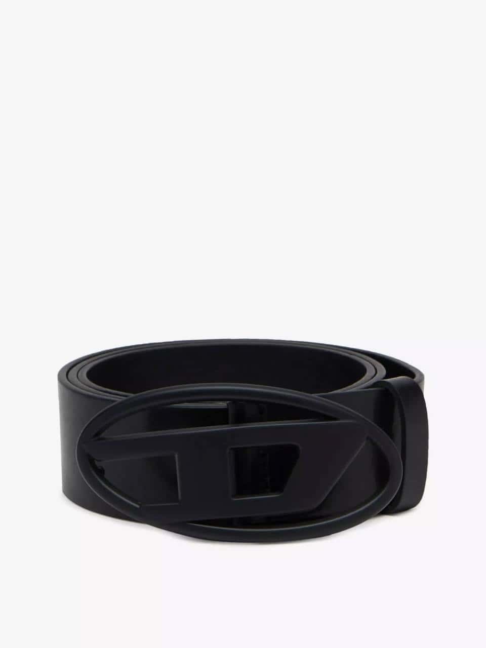 Diesel Leather Belt 'Full Black' (Unisex)