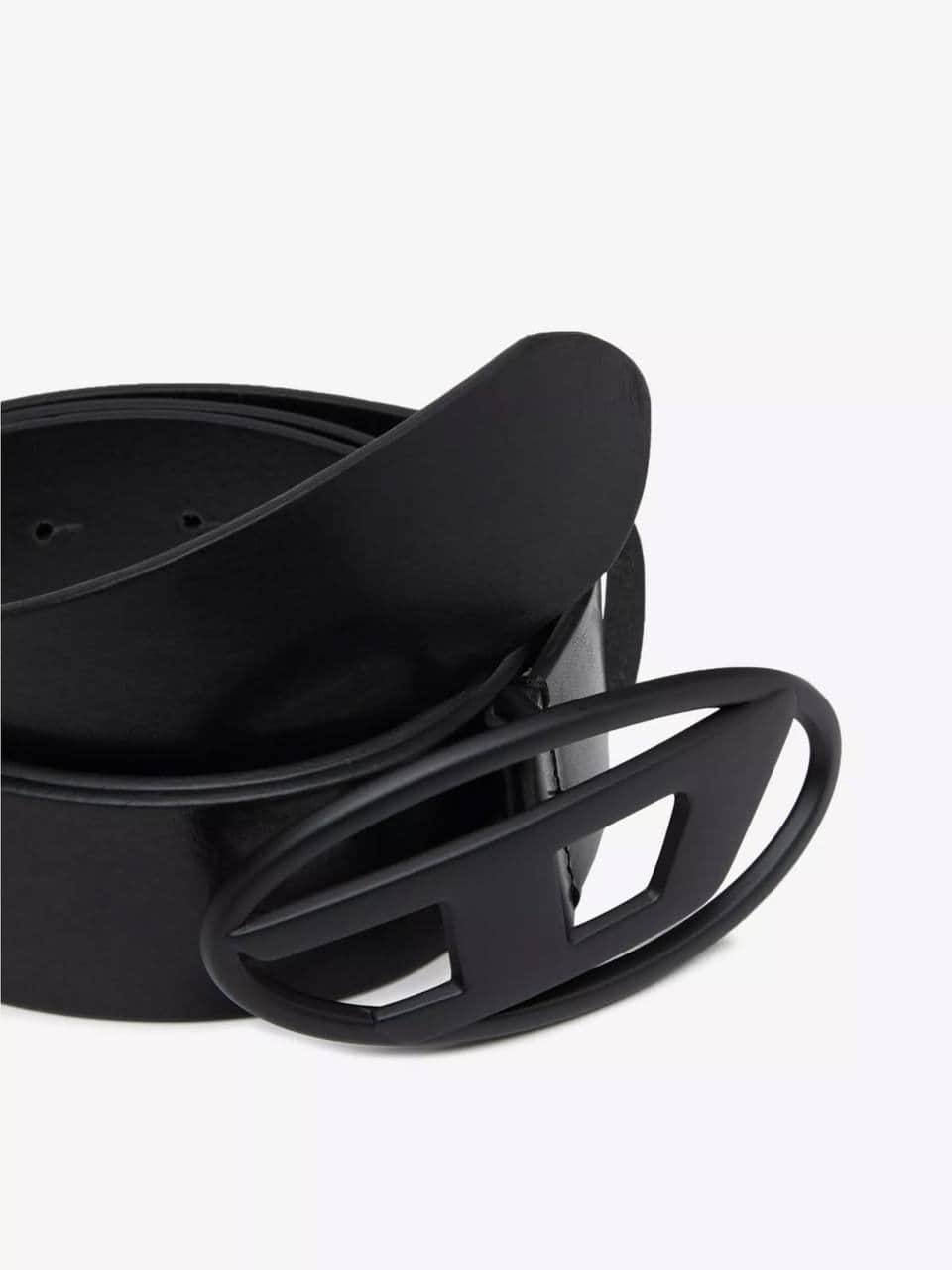 Diesel Leather Belt 'Full Black' (Unisex)