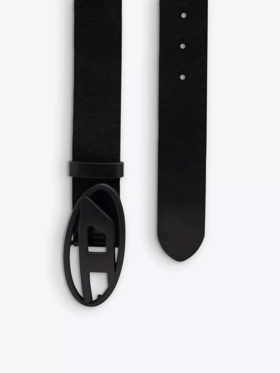 Diesel Leather Belt 'Full Black' (Unisex)
