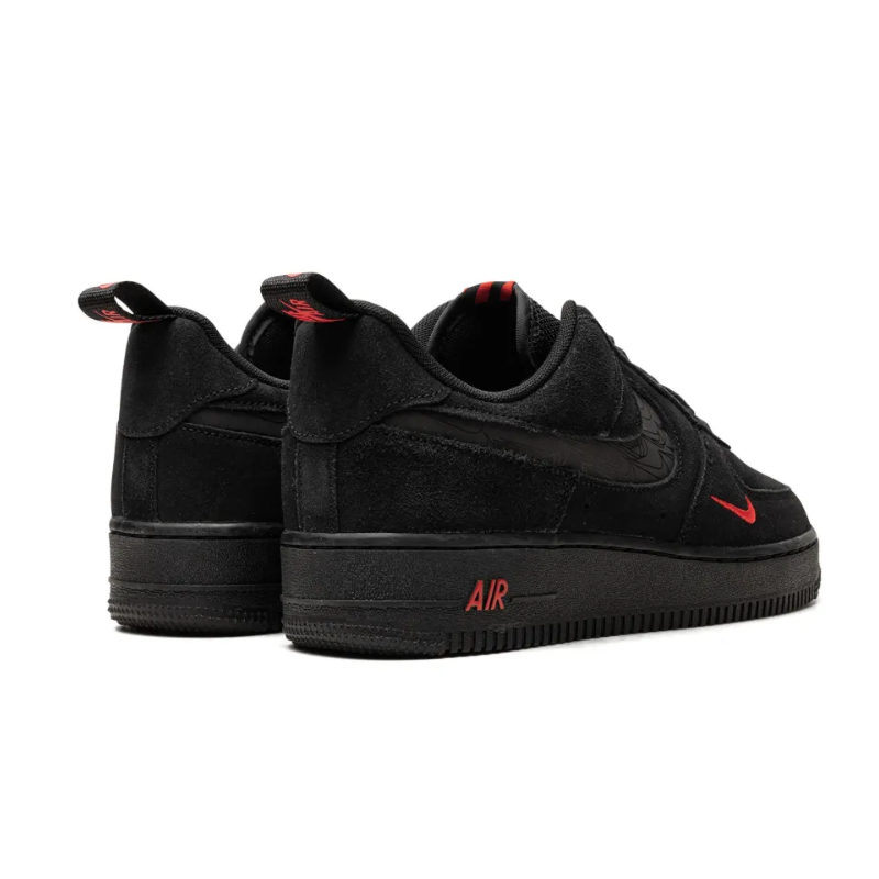 Nike Air Force 1 Low 'Multi-Swoosh Black Crimson' (Unisex)
