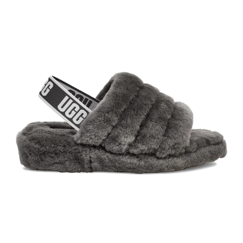 UGG Fluff Yeah Slide 'Charcoal' (Women)