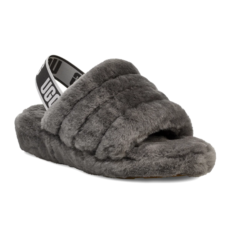 UGG Fluff Yeah Slide 'Charcoal' (Women)