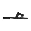Hermès Oran Sandal 'Noir Box Calfskin' (Women)