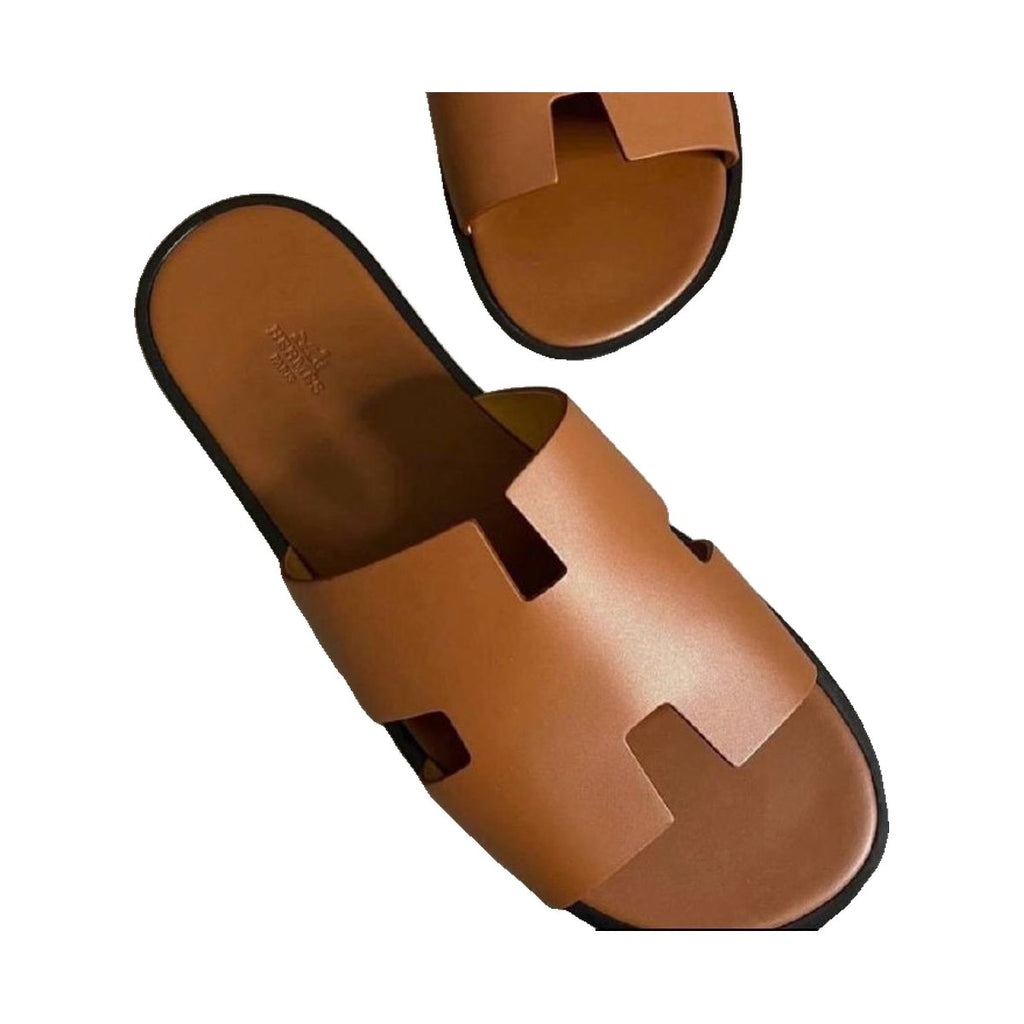 Hermès Izmir Sandal 'Gold Smooth Calfskin' (Men)