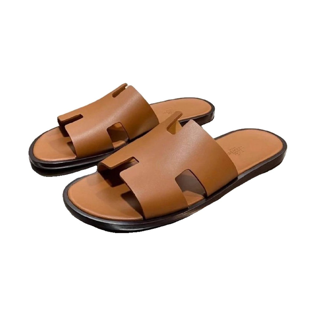 Hermès Izmir Sandal 'Gold Smooth Calfskin' (Men)