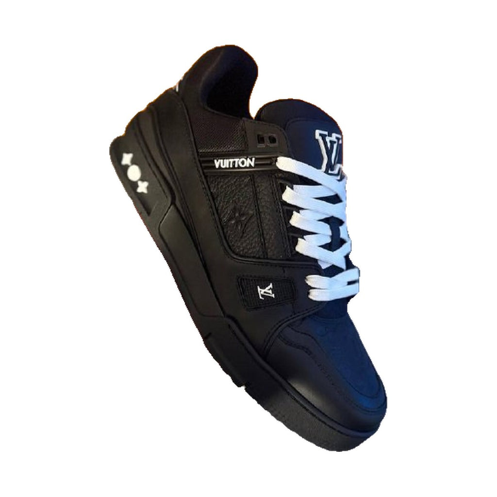 Louis Vuitton LV Trainer Sneaker 'Black Embossed Monogram' (Men)